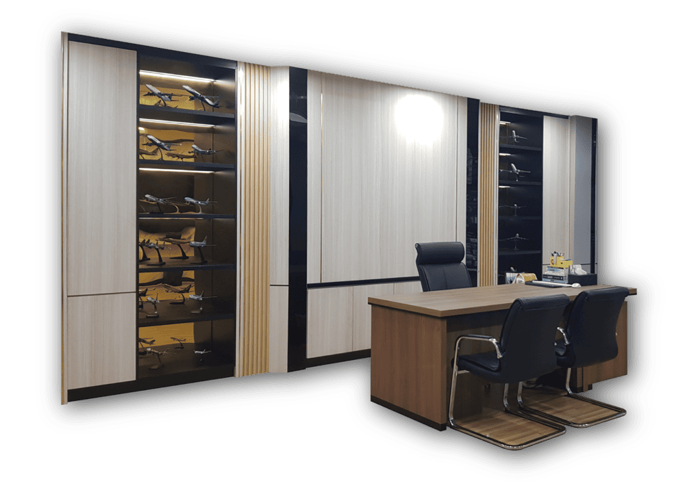 Interior Angkasa Pura - Ruang Direktur Part 1 - Artha Pesona Kreasindo